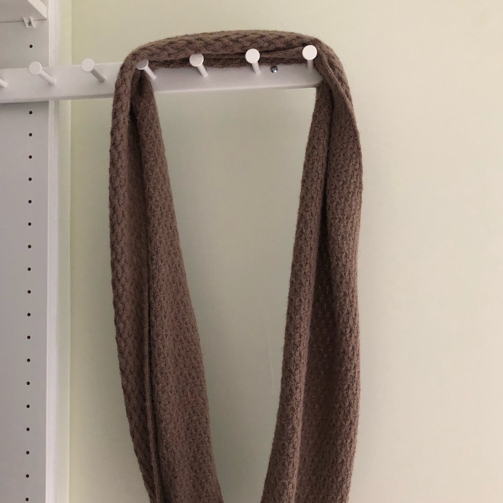 Brown Knit Scarf